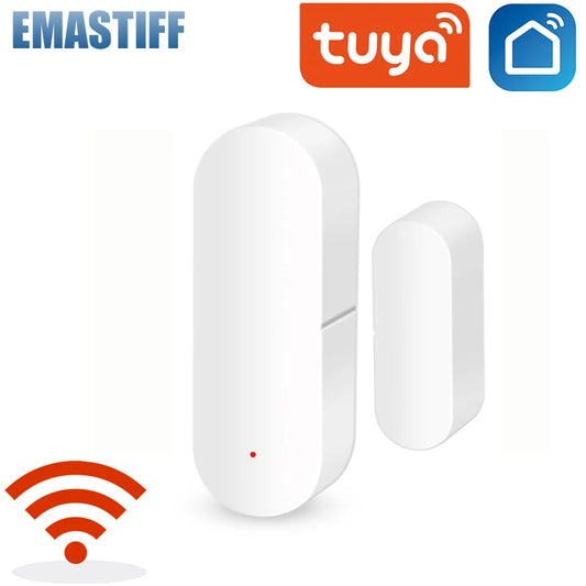 Tuya Smart Home Sound/App Alarm WIFI Door Sensor Door Open Detectors Security Alarm System Home Security Alert Security Alarm